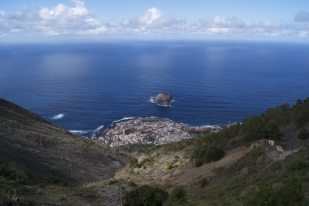 The Canary Islands. View of the Atlantic ocean.の写真素材