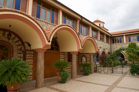 The monastery of virgin Gorgoepikoos mandras, Greeceのeditorial素材