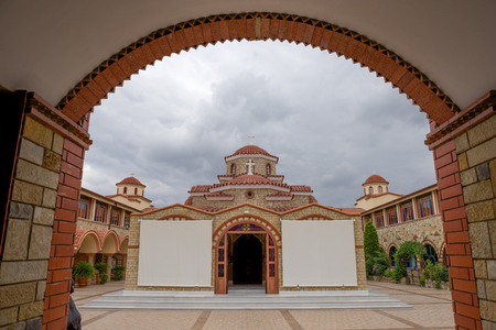 The monastery of virgin Gorgoepikoos mandras, Greeceのeditorial素材