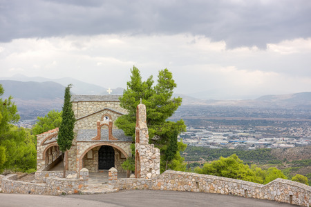 The monastery of virgin Gorgoepikoos mandras, Greeceのeditorial素材