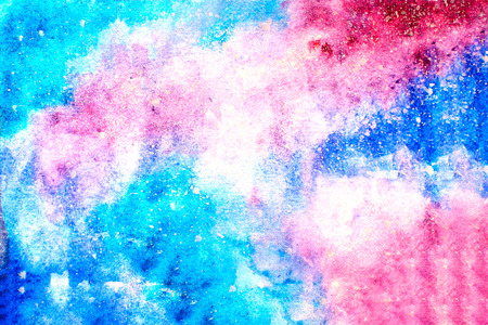 Abstract watercolor background paintingの写真素材