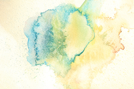 Abstract watercolor background paintingの写真素材