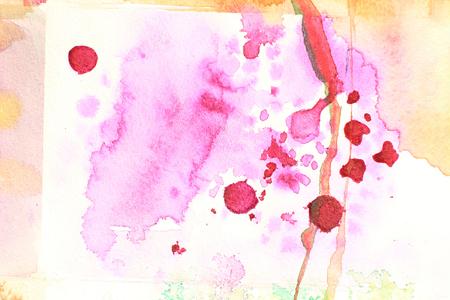 Abstract watercolor background paintingの写真素材