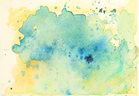 Abstract watercolor background paintingの写真素材