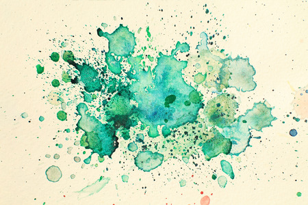 Abstract watercolor background paintingの写真素材