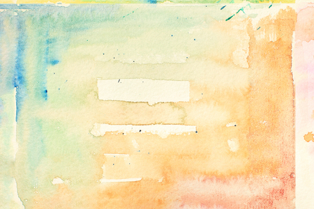 Abstract watercolor background paintingの写真素材