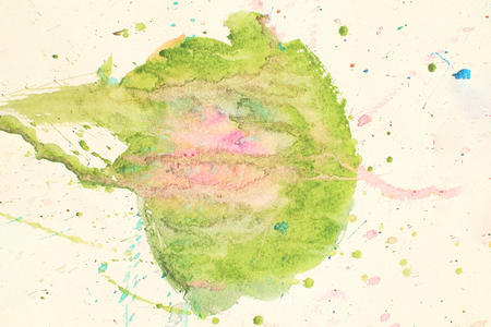 Abstract watercolor background paintingの写真素材