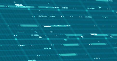 Abstract digital network data background, 3D rendering illustrationの写真素材