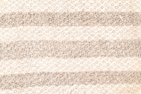Natural linen material textile canvas texture background natural color Hemp material pattern design wallpaperの写真素材