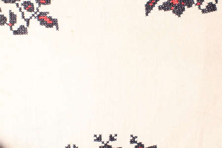 Natural linen material textile canvas texture background natural color Hemp material pattern design...