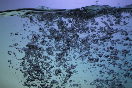 fresh water with underwater bubbles texture background abstract liquid bubbles aqua design wallpaper