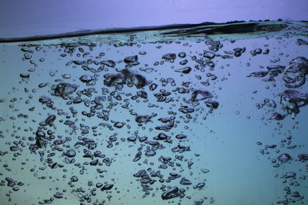 fresh water with underwater bubbles texture background abstract liquid bubbles aqua design wallpaper