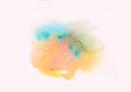 Abstract hand painted watercolor background. Texture paper. Vector illustration.の写真素材
