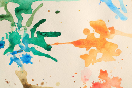 Abstract watercolor background. hand-drawn illustration. watercolor texture.の写真素材