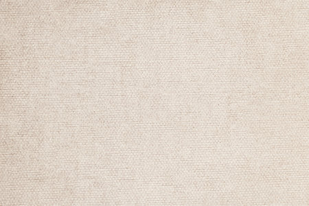Natural Linen Material Textile Canvas Fabric Texture Background Close-up Detail of Fabric Natural Color Hemp Material Pattern Design Wallpaper.の写真素材