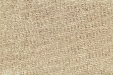 Natural Linen Material Textile Canvas Fabric Texture Background Close-up Detail of Fabric Natural Color Hemp Material Pattern Design Wallpaper.の写真素材