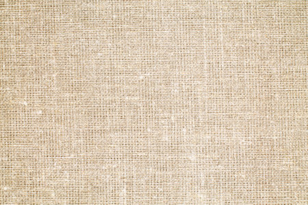 Natural Linen Material Textile Canvas Fabric Texture Background Close-up Detail of Fabric Natural Color Hemp Material Pattern Design Wallpaper. Can be Used as Background or For Graの写真素材