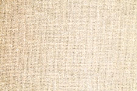 Natural Linen Material Textile Canvas Fabric Texture Background Close-up Detail of Fabric Natural Color Hemp Material Pattern Design Wallpaper. Can be Used as Background or For Graの写真素材