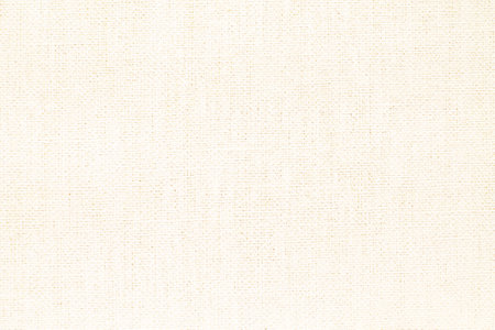 Natural Linen Material Textile Canvas Fabric Texture Background Close-up Detail of Fabric Natural Color Hemp Material Pattern Design Wallpaper. Can be Used as Backgroundの写真素材