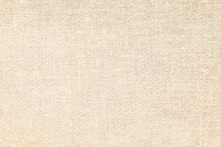 Natural Linen Material Textile Canvas Fabric Texture Background Close-up Detail of Fabric Natural Color Hemp Material Pattern Design Wallpaper. Can be Used as Backgroundの写真素材