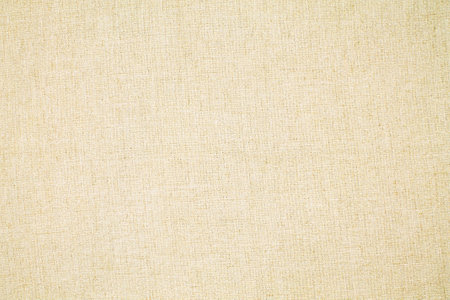 Natural Linen Material Textile Canvas Fabric Texture Background Close-up Detail of Fabric Natural Color Hemp Material Pattern Design Wallpaperの写真素材