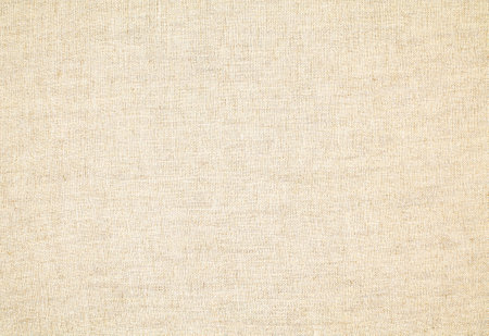 Natural Linen Material Textile Canvas Fabric Texture Background Close-up Detail of Fabric Natural Color Hemp Material Pattern Design Wallpaperの写真素材