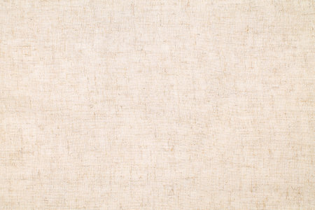 Natural Linen Material Textile Canvas Fabric Texture Background Close-up Detail of Fabric Natural Color Hemp Material Pattern Design Wallpaperの写真素材
