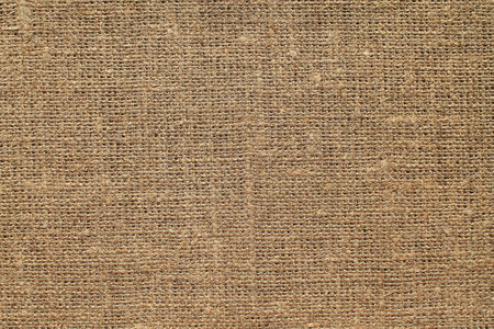 Brown burlap texture background. Closeup of burlap texture.の写真素材