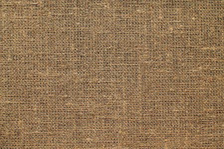 Brown burlap texture background. Close-up of burlap texture.の写真素材