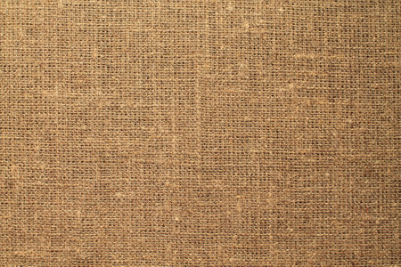 Brown burlap texture background. Closeup of burlap texture.の写真素材