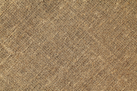 Closeup detail of brown fabric texture background. High resolution photo.の写真素材