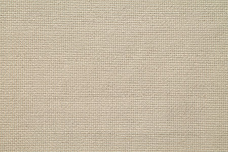 Close up of beige canvas texture background. High resolution photo.の写真素材