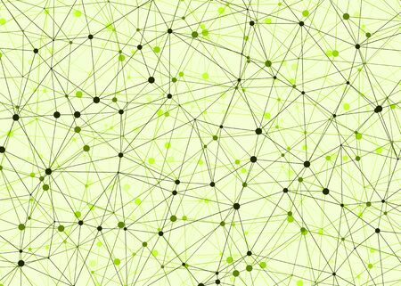 Abstract Low Polygon Mesh Computation Generative Art background illustrationのイラスト素材