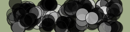 Circle shadows generative art background art illustrationの写真素材