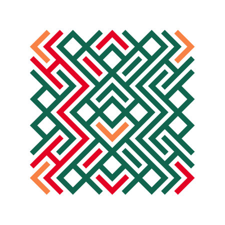 Asemic Glyph writing hieroglyph imitation generative illustrationのイラスト素材