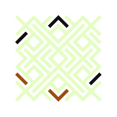 Asemic Glyph writing hieroglyph imitation generative illustrationのイラスト素材