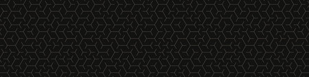 Hexagonal Maze generative pattern illustration