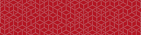 Hexagonal Maze generative pattern illustrationのイラスト素材