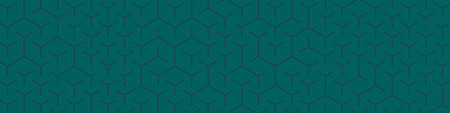 Hexagonal Maze generative pattern illustrationのイラスト素材