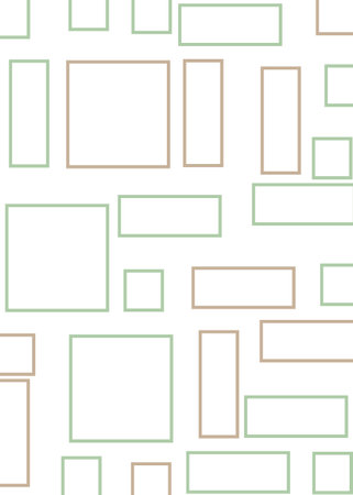 Abstract Offset Quads generative art background art illustrationのイラスト素材