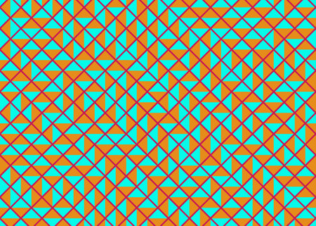Colorised Rhombuses tiles tessellation pattern illustration