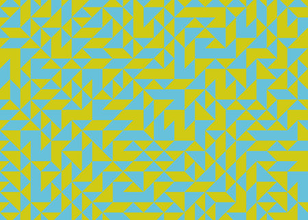 Colorised Rhombuses tiles tessellation pattern illustration
