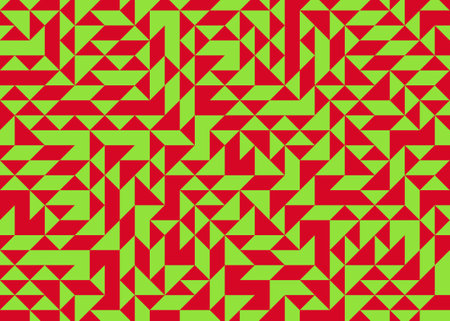 Colorised Rhombuses tiles tessellation pattern illustration