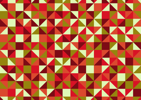 Colorised Rhombuses tiles tessellation pattern illustrationのイラスト素材