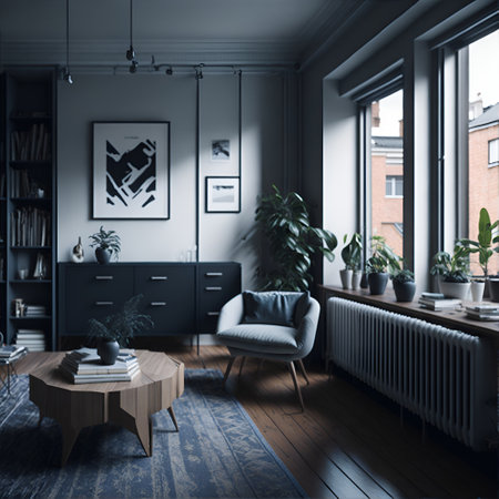 Scandinavian living roomの素材