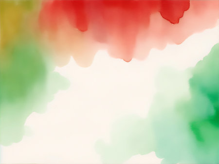 Abstract watercolor gradient background. AI generated illustrationの素材