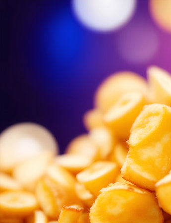 Fries potato. AI generated illustrationの素材