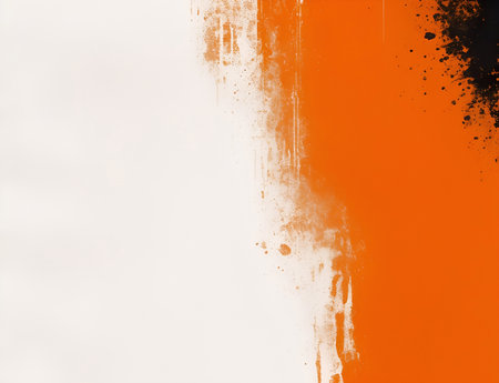 Watercolor splash on surface. AI generated illustrationの素材