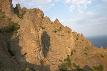 Volcano Karadagの写真素材