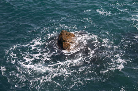 Sea stone backgroundの写真素材